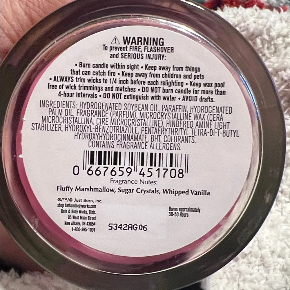 NWT Bath and Body Works Peepin' It Real Signature Single Wick Candle- 8 Oz